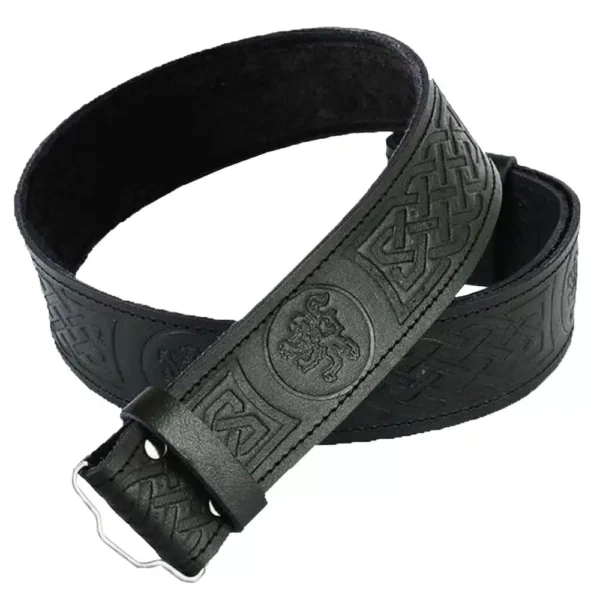 Lion Rampant Kilt Belt