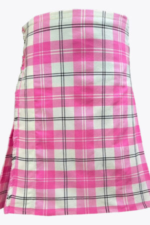 Ailsa Pink Tartan Kilt