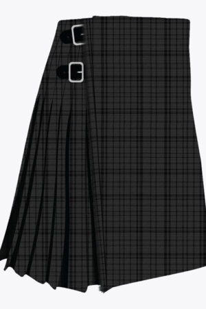 Black Shadow Tartan Kilt