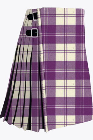 Erskine Dress Purple and White