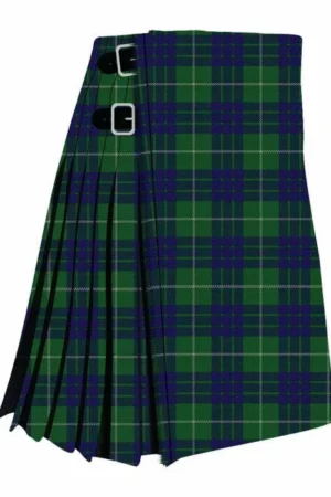 Hamilton Green Hunting Modern Tartan Kilt for Men
