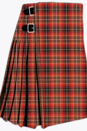 Macinnes Red Weathered Tartan Kilt for Men