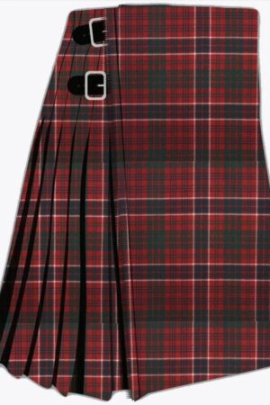 Macrae Red Modern Tartan Kilt for Men