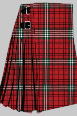 Morrison Red Modern Tartan Kilt for Men