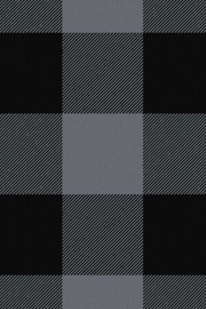 Border Shepherd's Check Black and Grey Ancient Tartan Kilt for Men