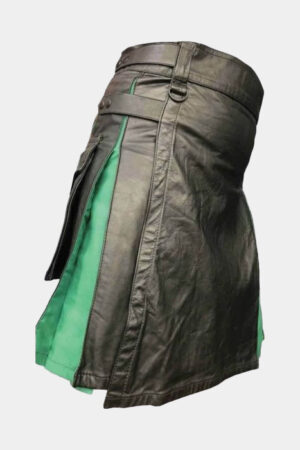 Artistry Hybrid Leather Kilt for Men