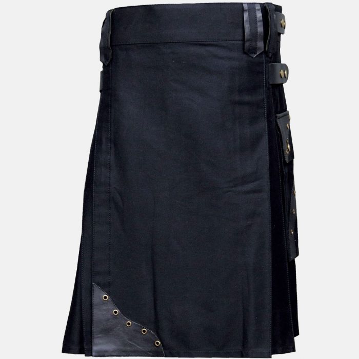 Box Pleated Cargo Utility Kilt for Men 2 Box Pleated Cargo Utility Kilt for Men