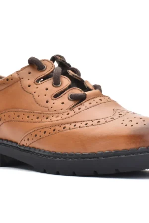 Brown Ghillie Brogues for Boys