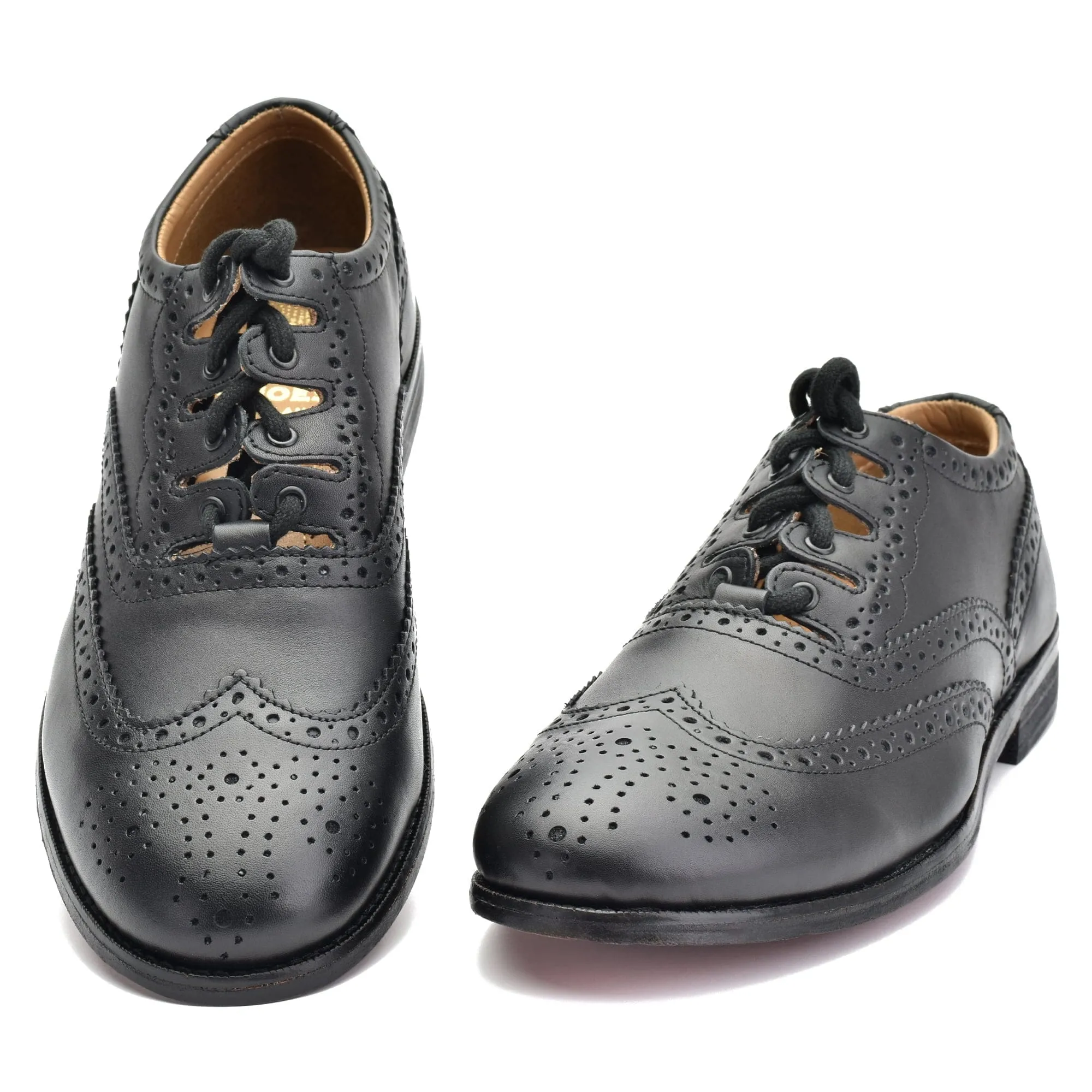 Comfort Black Ghillie Brogue for Men 1 Comfort Black Ghillie Brogue for Men