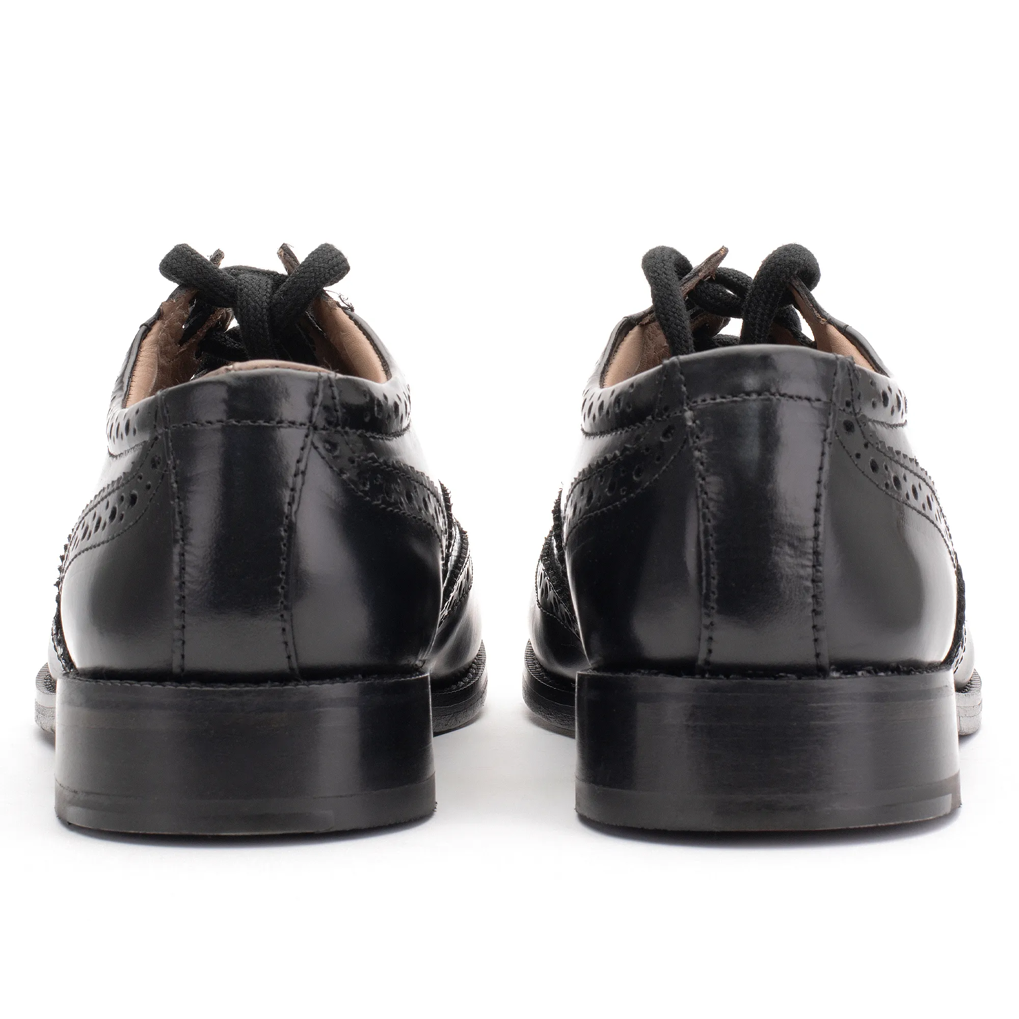 Executive Black Ghillie Brogue for Men 3 Executive Black Ghillie Brogue for Men - Image 3