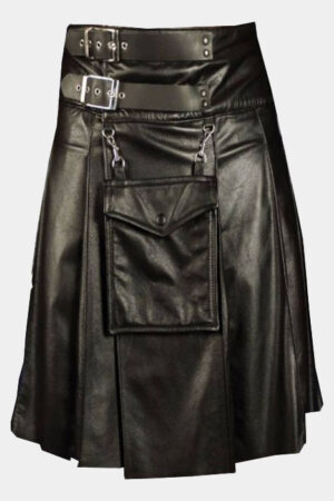 Marauder Leather Kilt for Men