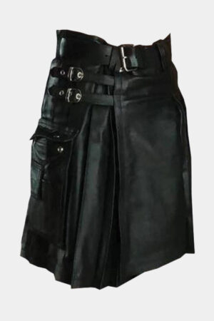 Premium Leather Kilt for Men