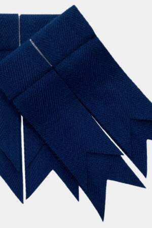 Navy Blue Plain Color Garter Flashes for Men